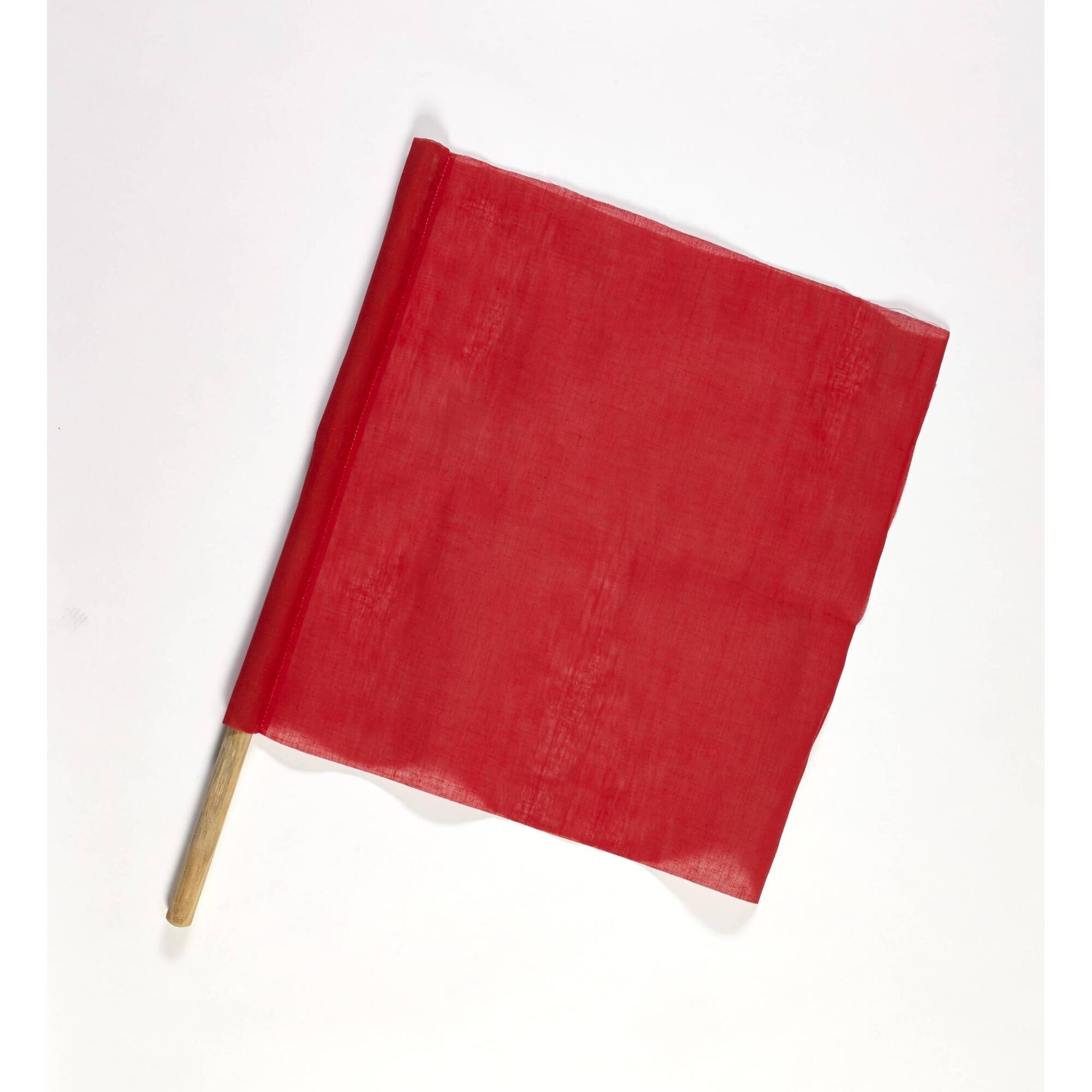 Mutual Industries 14966-79-36 24" X 24" X 36" Cloth Sgnl Flags Red 10/Bdl